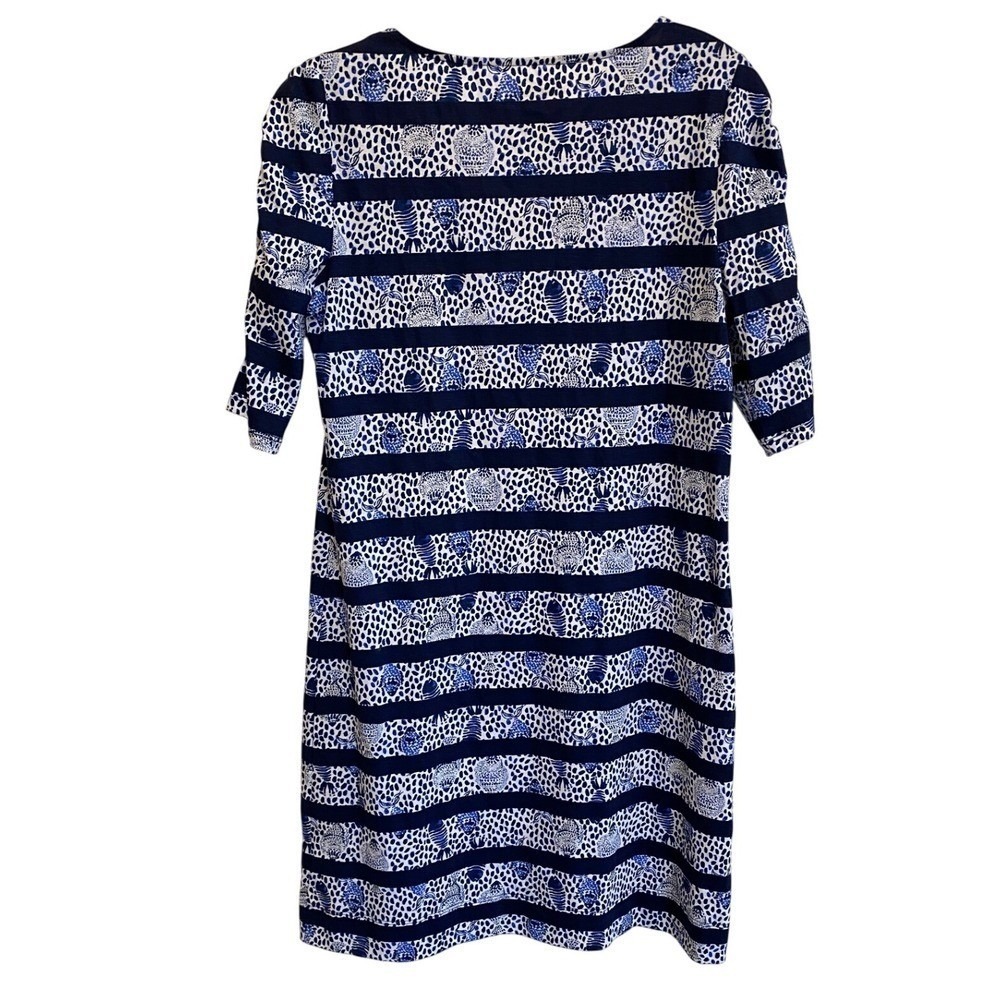 Lilly Pulitzer LaJolla Dress High Tide Heart and Sole Stripe - S NWT - Picture 5 of 12